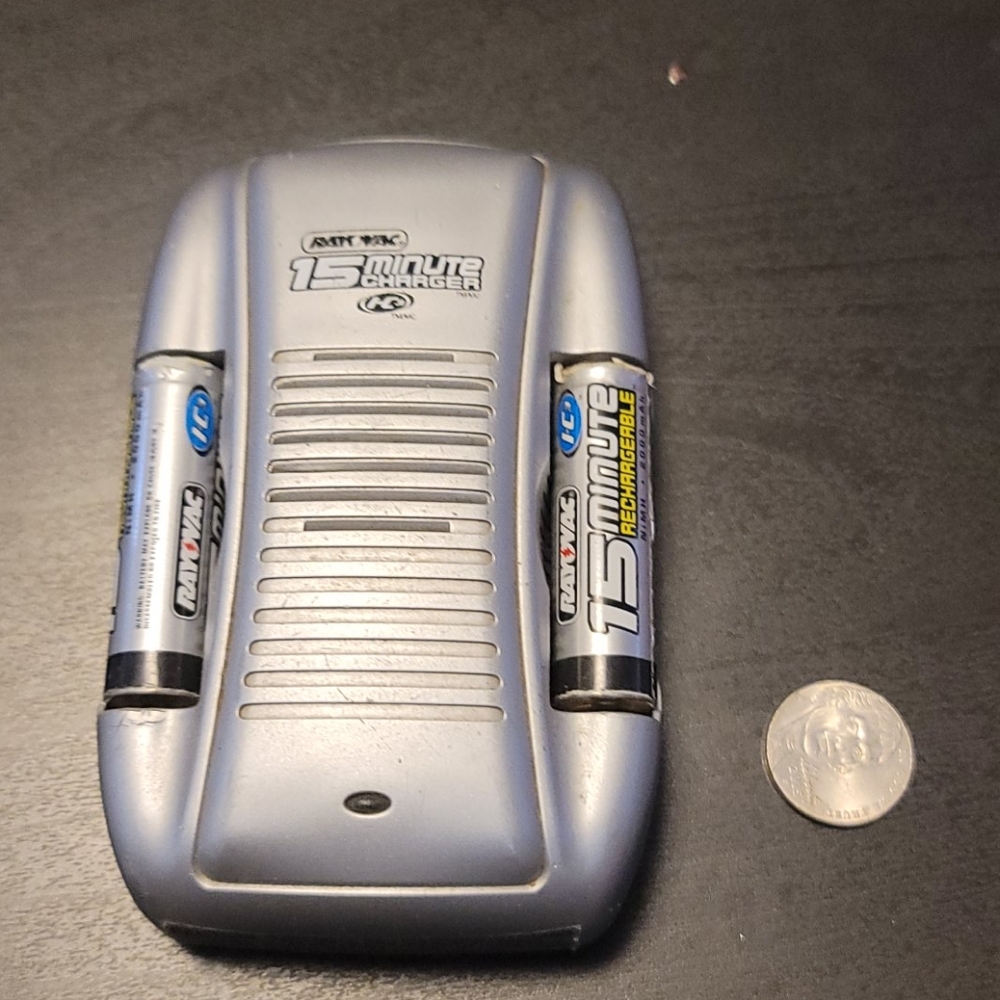 15 Rayovac Rechargeable AA batteries with charger